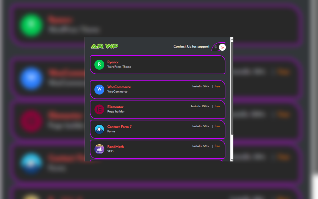 AR Wp Detector